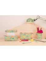 08146FK Standing pencil case Frutikis special series, green and orange - Image 3