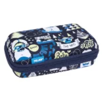 08874YT2 Semi-rigid kit with 2 filled pencil cases The Yeti 2 special series, navy blue