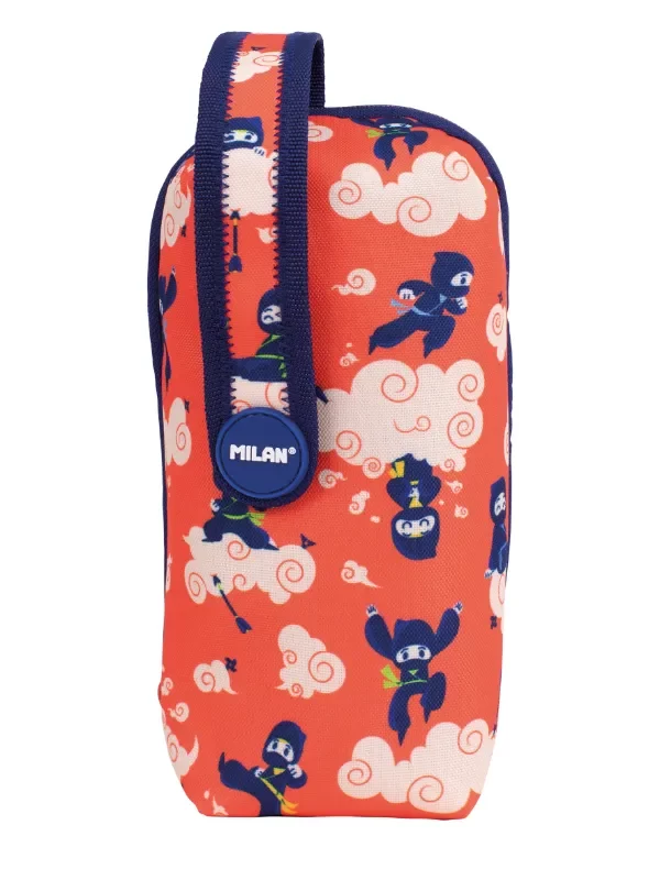 08872NJ Kit 4 filled pencil cases Ninjutsu special series, red 1