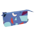 081133FAB 5 pocket pencil case THE FUN ANIMALS Special Series, blue
