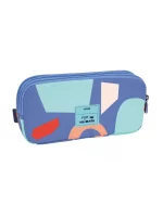 081135FAB 3 zip pencil case FUN ANIMALS Special Series, blue - Image 2