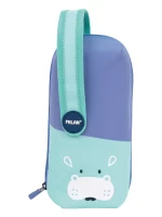 08872FAB Kit 4 filled pencil cases FUN ANIMALS Special Series, blue