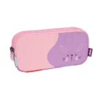 081135FAPR 3 zip pencil case FUN ANIMALS Special Series, violet