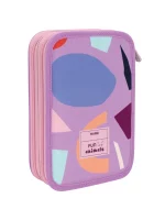 081264FAPR Filled 2 decker pencil case FUN ANIMALS Special Series, violet - Image 2