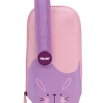 08872FAPR Kit 4 filled pencil cases FUN ANIMALS Special Series, violet