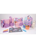 08872FAPR Kit 4 filled pencil cases FUN ANIMALS Special Series, violet - Image 4