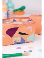 081133FARN 5 pocket pencil case THE FUN ANIMALS Special Series, orange - Image 2