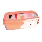 081135FARN 3 zip pencil case FUN ANIMALS Special Series, orange