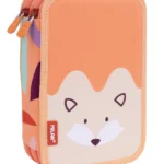 081264FARN Filled 2 decker pencil case FUN ANIMALS Special Series, orange