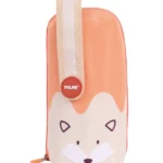 08872FARN Kit 4 filled pencil cases FUN ANIMALS Special Series, orange