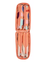 08872FARN Kit 4 filled pencil cases FUN ANIMALS Special Series, orange - Image 3