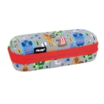 081145VK Semi-rigid oval pencil case Vikings Special Series