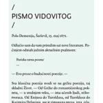 Pismo Vidovitog