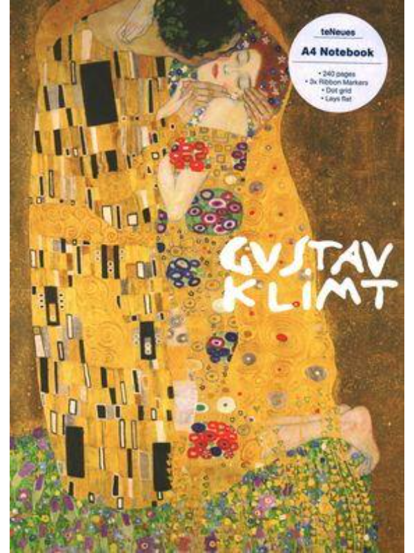 9781623259341 The Kiss, Gustav Klimt A4 Notebook - A4 Notebook - Slika 1