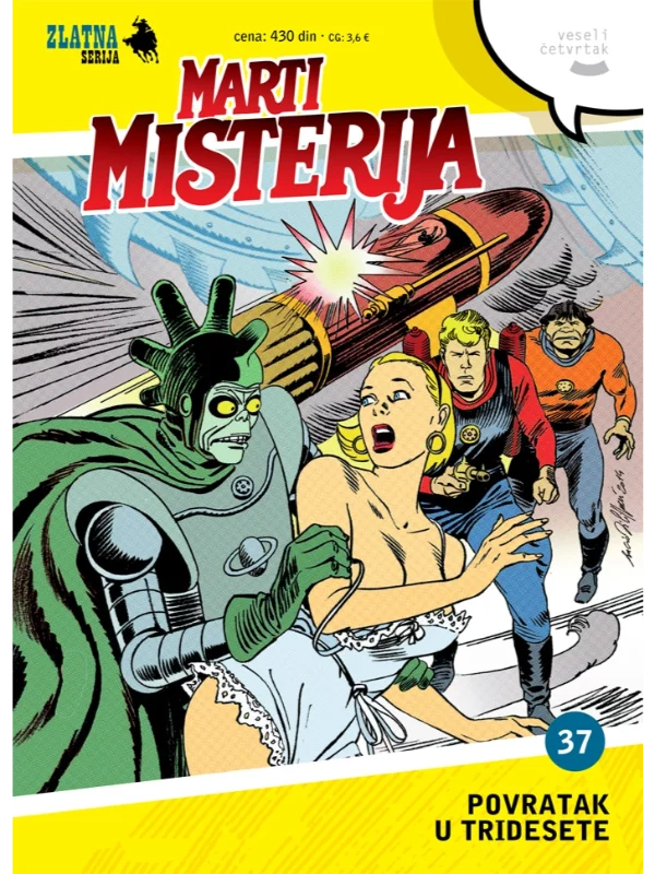 Zlatna serija 37 korica A Marti Misterija Povratak u tridesete 1
