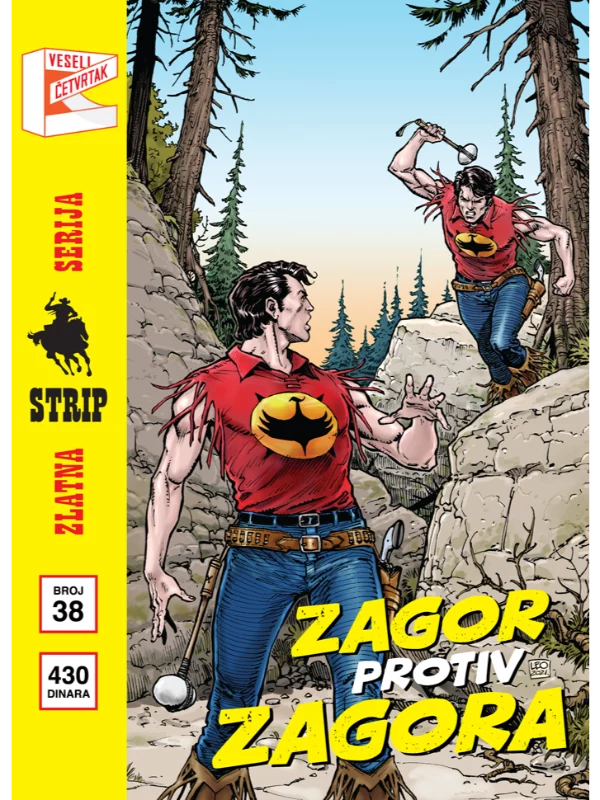 Zlatna serija 38 korica C Zagor Zagor protiv Zagora - Image 1