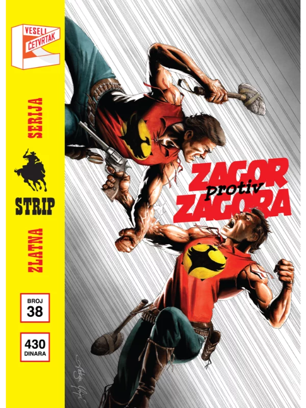 Zlatna serija 38 korica D Zagor Zagor protiv Zagora - Image 1
