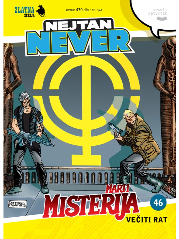 Zlatna serija 46 korica A Marti Misterija i Nejtan Never Večiti rat 1