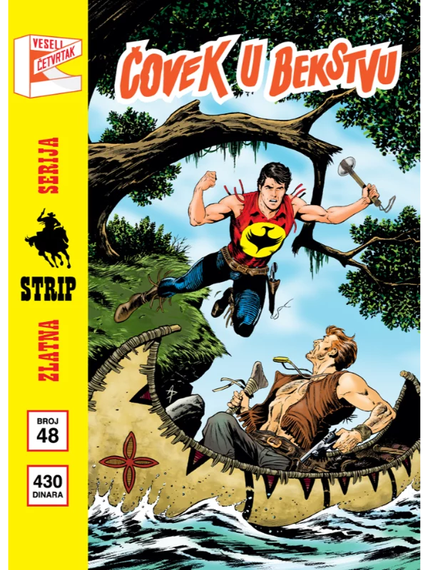 Zlatna serija 48 korica C Zagor Čovek koji je došao s kišom / Čovek u bekstvu 1