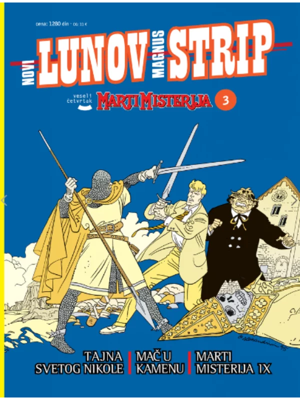 Lunov Magnus Strip 03 kor A Tajna Svetog Nikole, Mač u kamenu, Marti Misterija IX 1