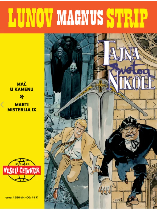 Lunov Magnus Strip 03 kor B Tajna Svetog Nikole, Mač u kamenu, Marti Misterija IX - Image 1