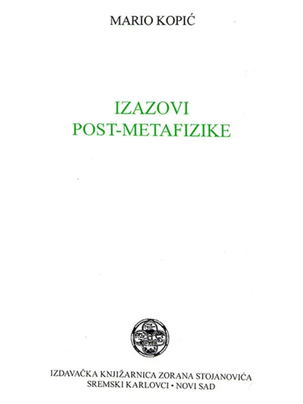 Izazovi post metafizike - Image 1