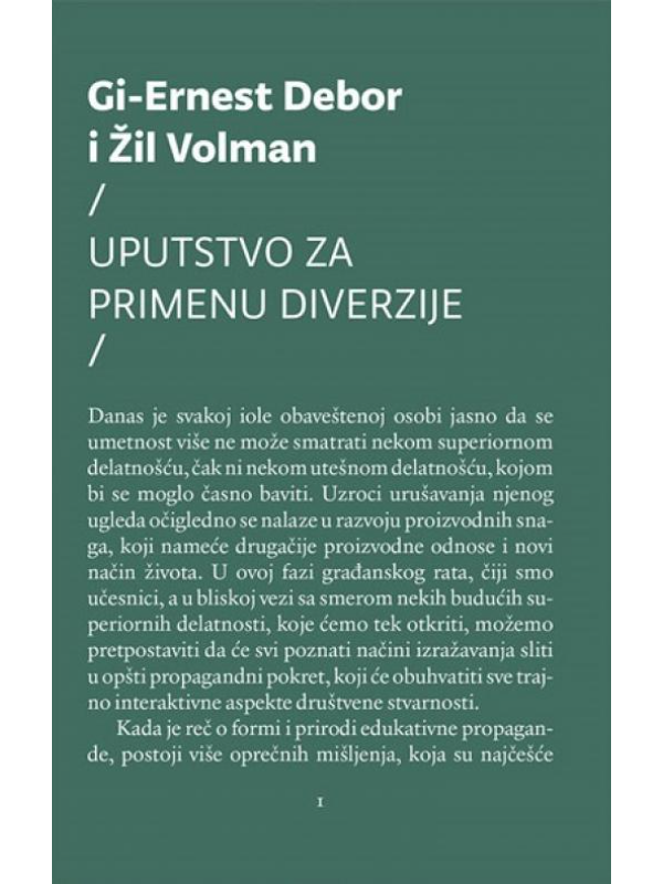9788687107915 Uputstvo Za Primenu Diverzije - Slika 1