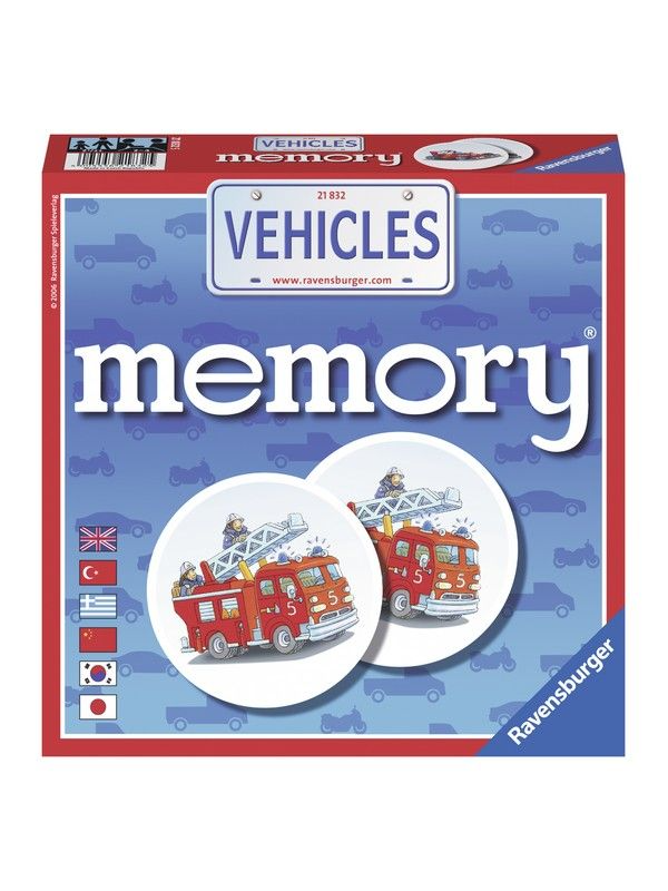 4005556218325 Ravensburger Drustvena Igra - Memorija Sa Vozilima - Slika 1