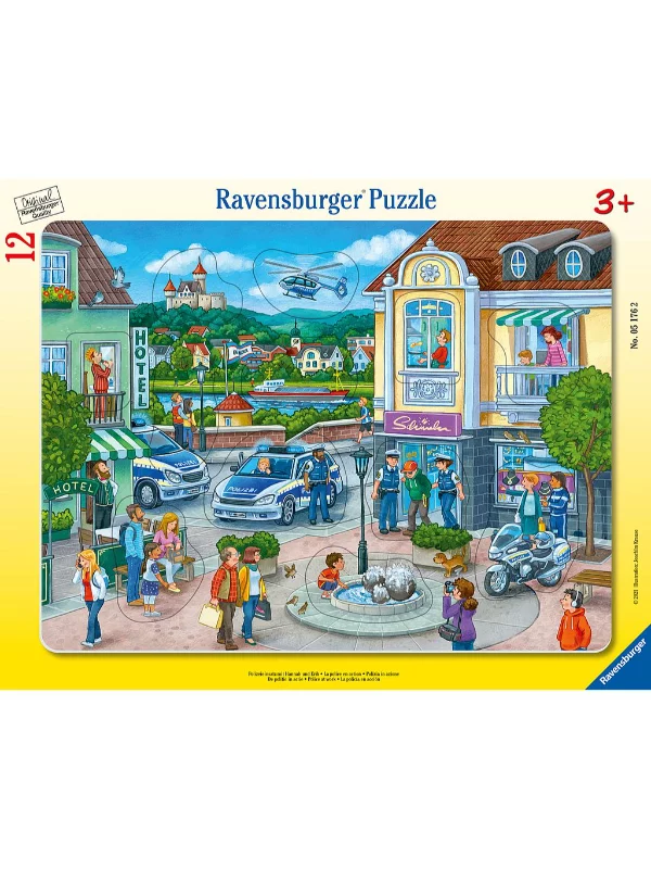 RA05176 Ravensburger puzzle (slagalice) - Policijska akcija sa Hanom i Erikom  4005556051762 - Image 1