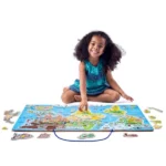 91290 Magnetna mapa sveta - 2 u 1 igraj se i uci  8591864912902