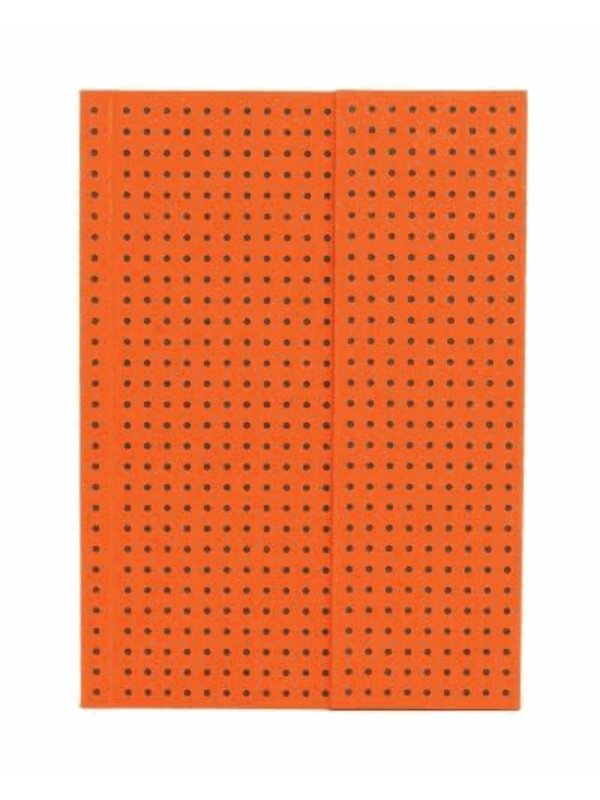 9781439790243 Orange on Grey Journal: Lined A6 (Circulo) - Slika 1