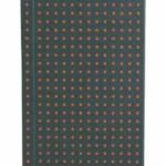 Grey on Orange Paper-Oh Circulo A7 Unlined