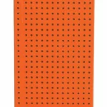Orange on Grey Paper-Oh Circulo A7 Lined