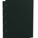 Black on Grey Paper-Oh Cahier Circulo A4 Gridded