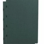 Grey on Black Paper-Oh Cahier Circulo A4 Gridded