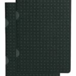 Black on Grey Journal: Gridded B7 (Cahier Circulo)