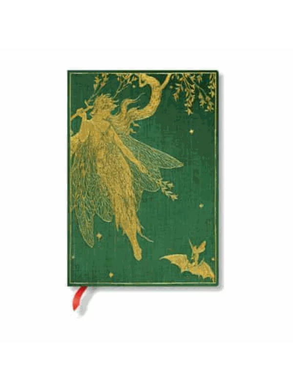 Olive Fairy Midi Unlined Softcover Flexi Journal - Image 1