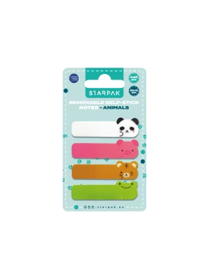 Samolepivi  Blok 55X15Mm, 4X20Sh, Animals