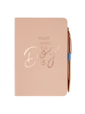Set Notes 11X16,5Cm Sa Hem.Olovkom Rose Gold