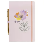 Notes Sa Hem.Olovkom Pink Flower A5