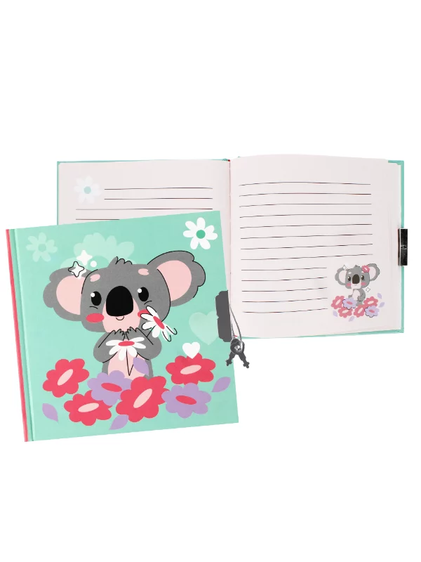 Dnevnik Sa Kljucicem 13,5X13,5Cm Koala - Image 1