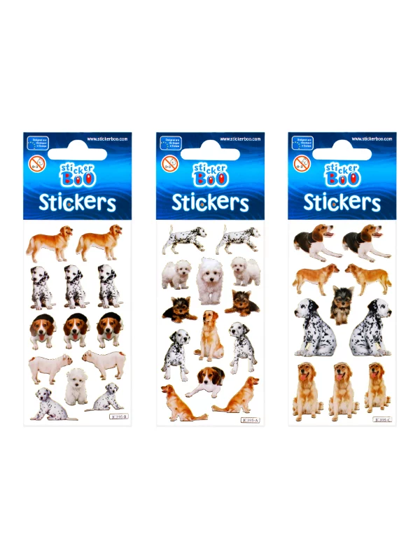 Stikeri Sa Srebrnim Okvirom6,6X18Cm Puppies 1