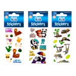 Stickers 6,6X18Cm Sloth, Llama, Panda