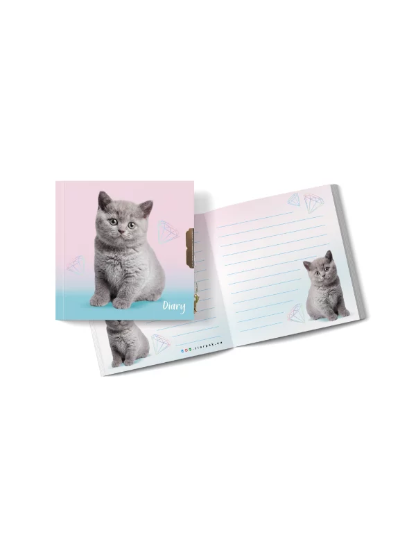 Dnevnik Sa Kljucicem 13,5X13,5Cm Kitty 1