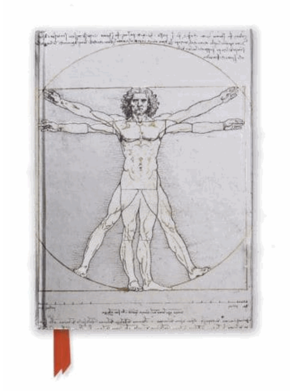 9781783616671 Notes Da Vinci: Vitruvian Man (Flame Tree Notebooks) - Slika 1