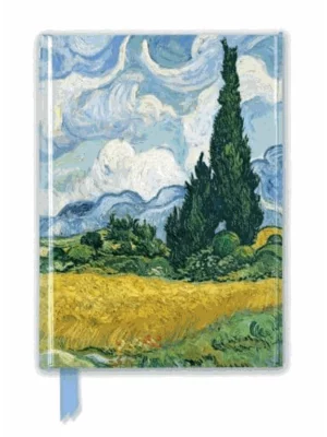Van Gogh: Wheat Field With Cypresses (Foiled Journal)