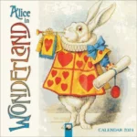 Alice in Wonderland Wall Calendar 2024