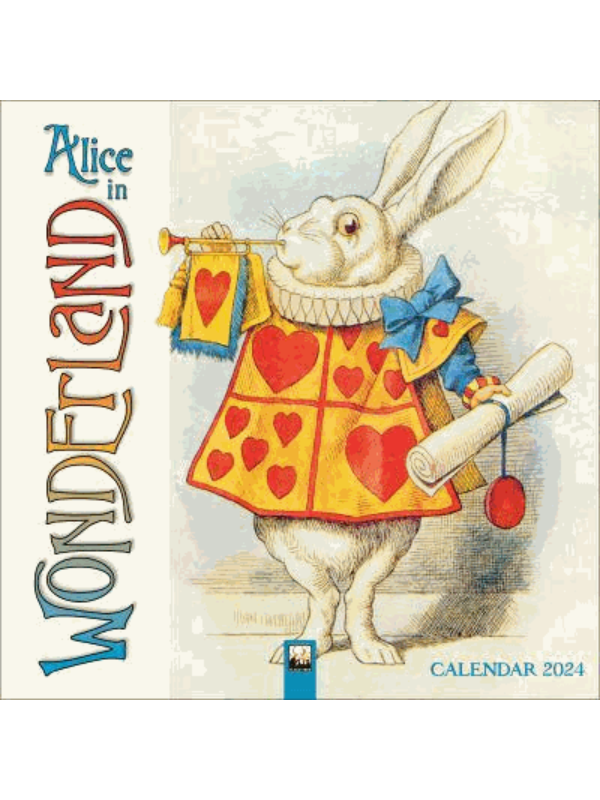 9781804173640 Alice in Wonderland Wall Calendar 2024 - Slika 1