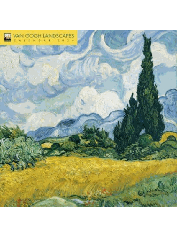 9781804173848 Vincent Van Gogh Landscapes Wall Calendar 2024 - Slika 1