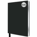 Black Blank Artisan Notebook (Flame Tree Journals)